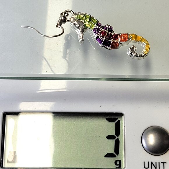 Seahorse Colourful Earrings - Picture 10 of 10